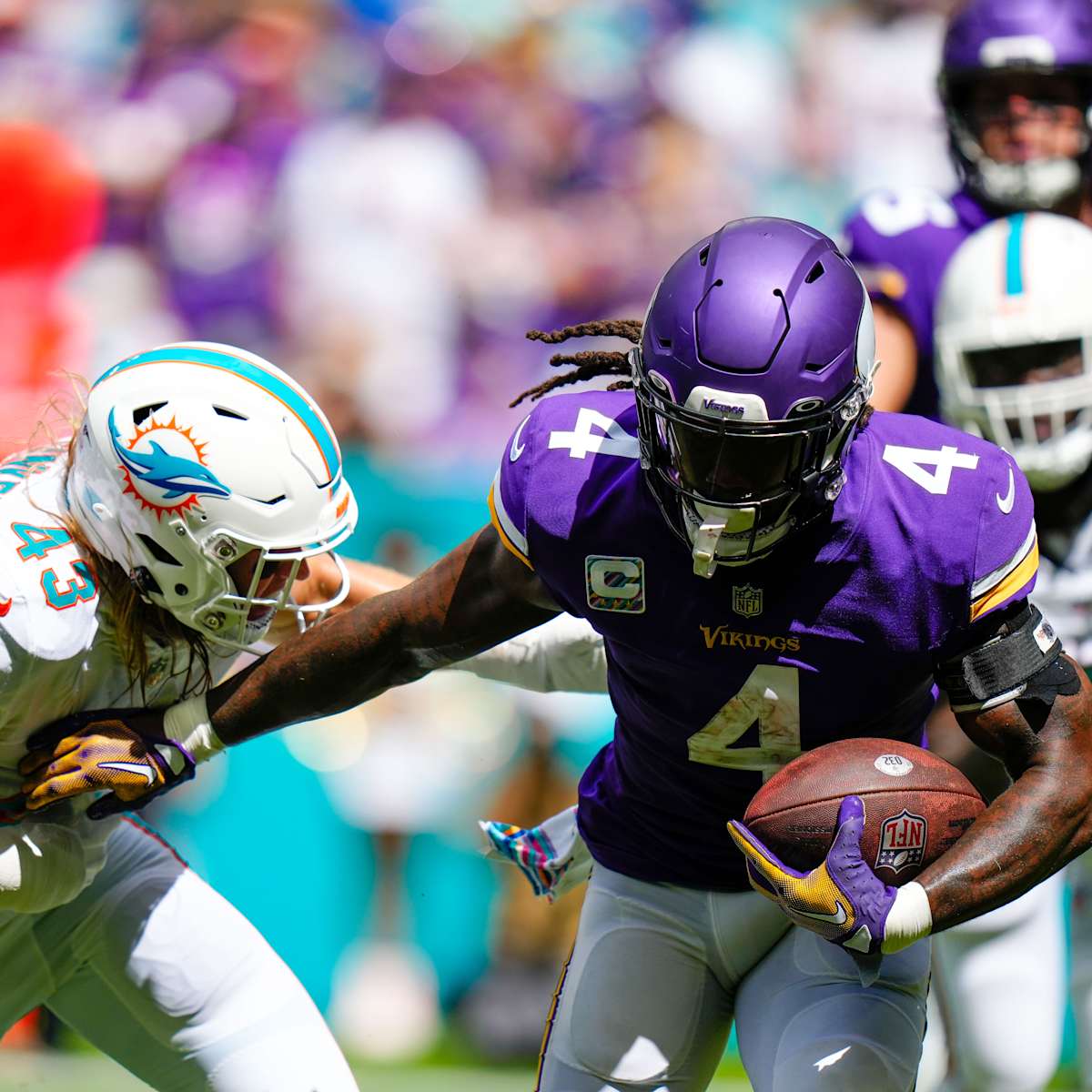 Minnesota Vikings running back Kene Nwangwu (26) during warmups before an  NFL football game against the New York Jets, Sunday, Dec. 4, 2022 in  Minneapolis. (AP Photo/Stacy Bengs Stock Photo - Alamy