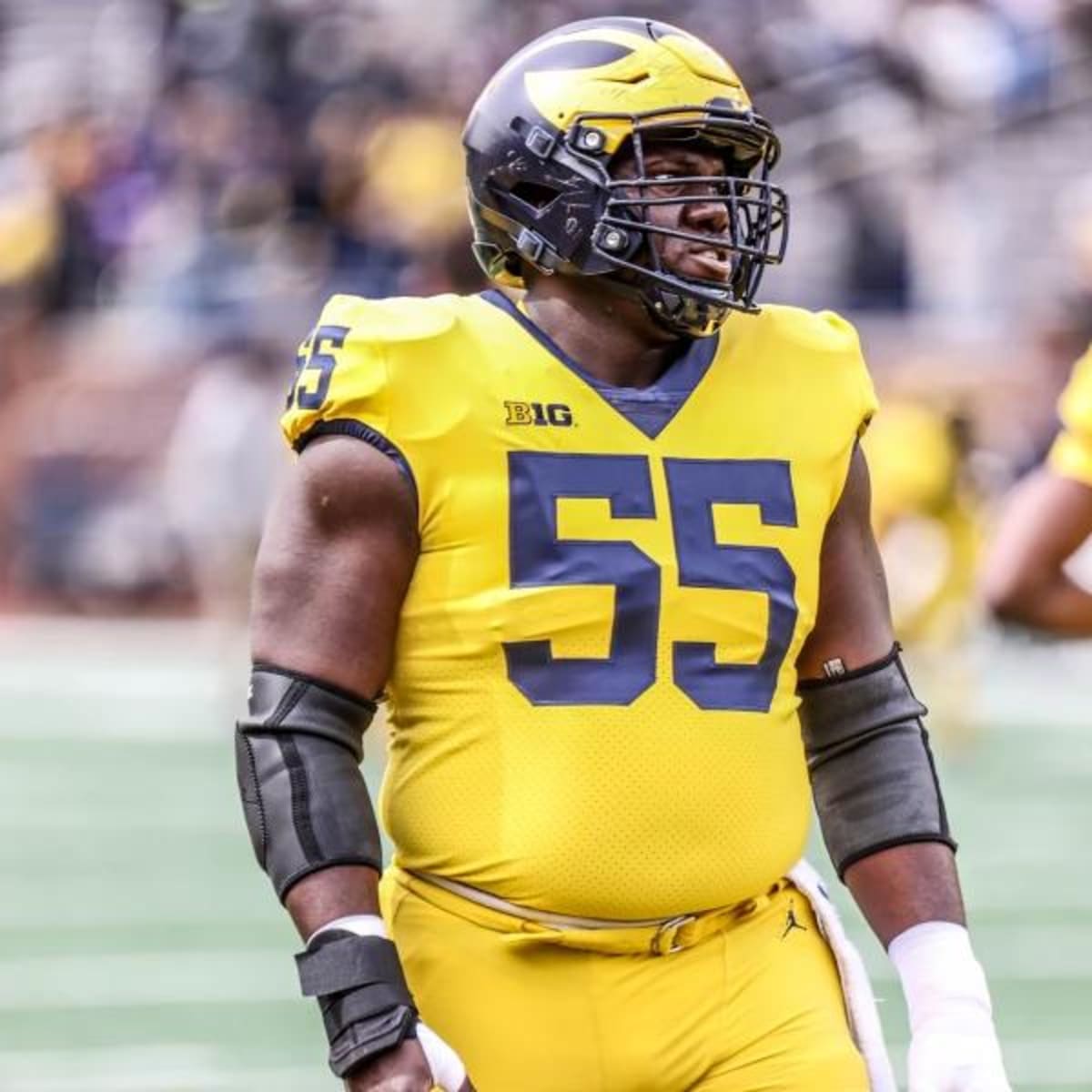 BREAKING: The Seattle Seahawks have selected Michigan center Olusegun  Oluwatimi with the 154th overall pick in the 2023 NFL Draft! #ProBlue…