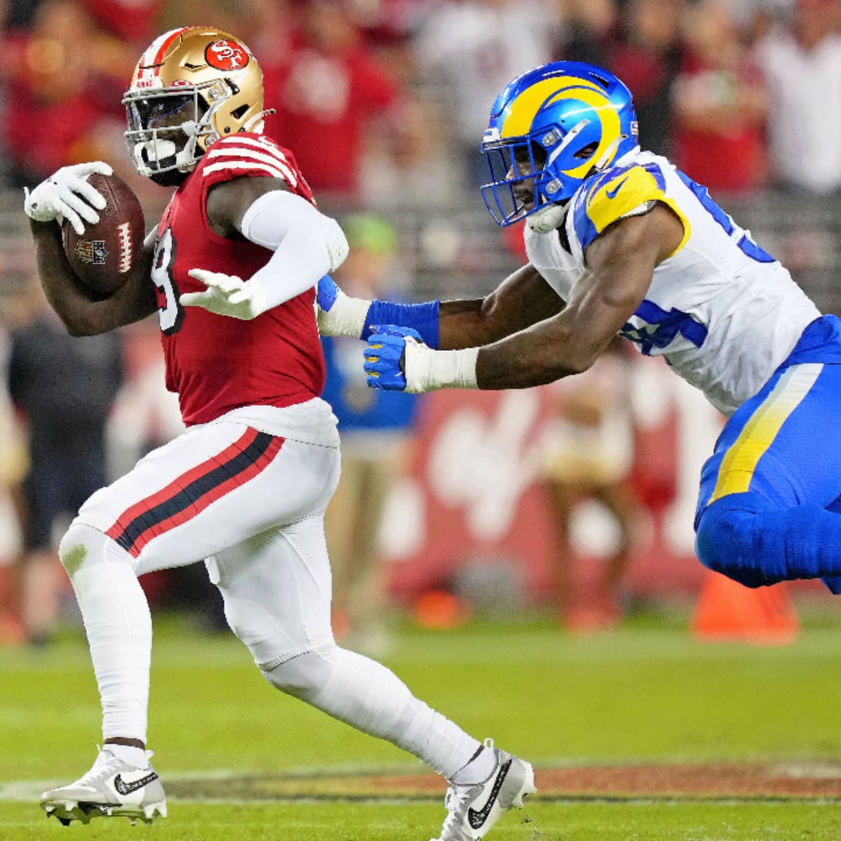 49ers WR Deebo Samuel believes Rams pumped in fake crowd noise