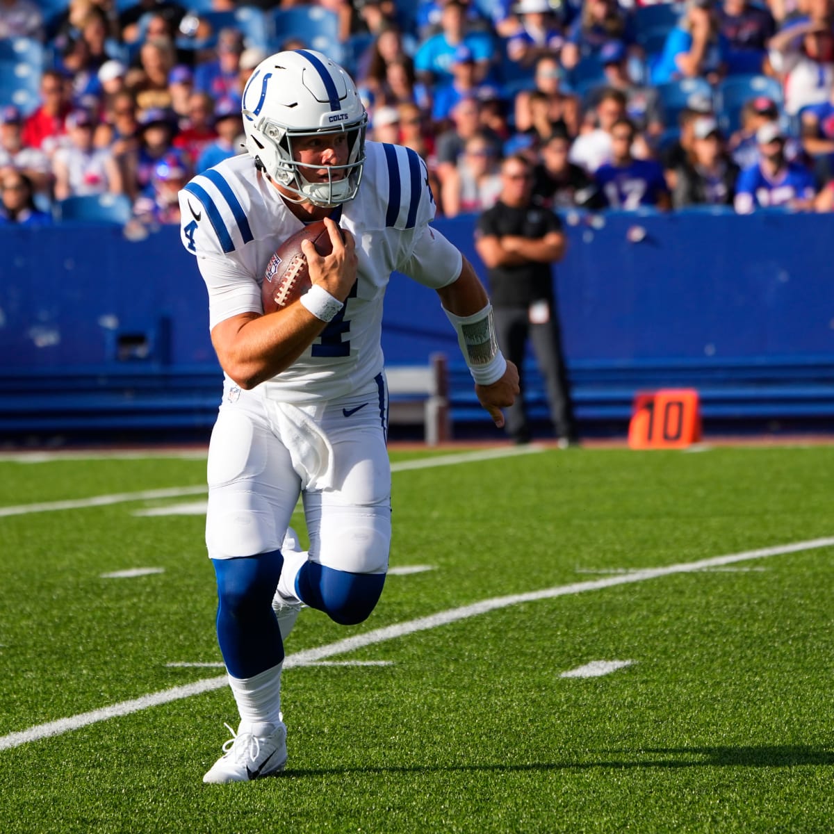 Sam Ehlinger turning heads in Colts camp, with help from his 'freak' rookie  receiver