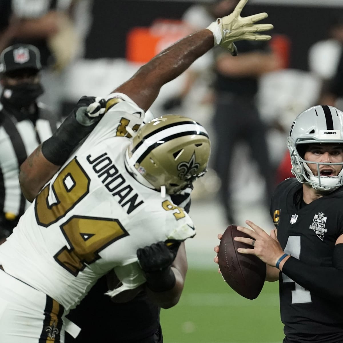 Saints Pregame Huddle vs. Raiders