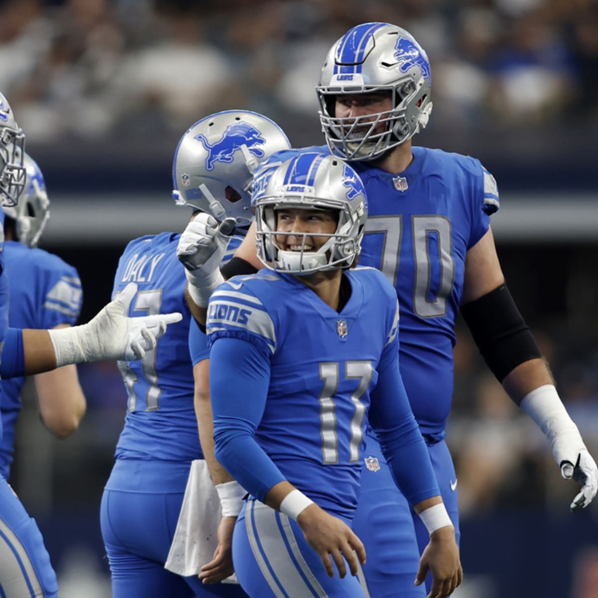 DETROIT, MI - NOVEMBER 24: Detroit Lions place kicker Michael