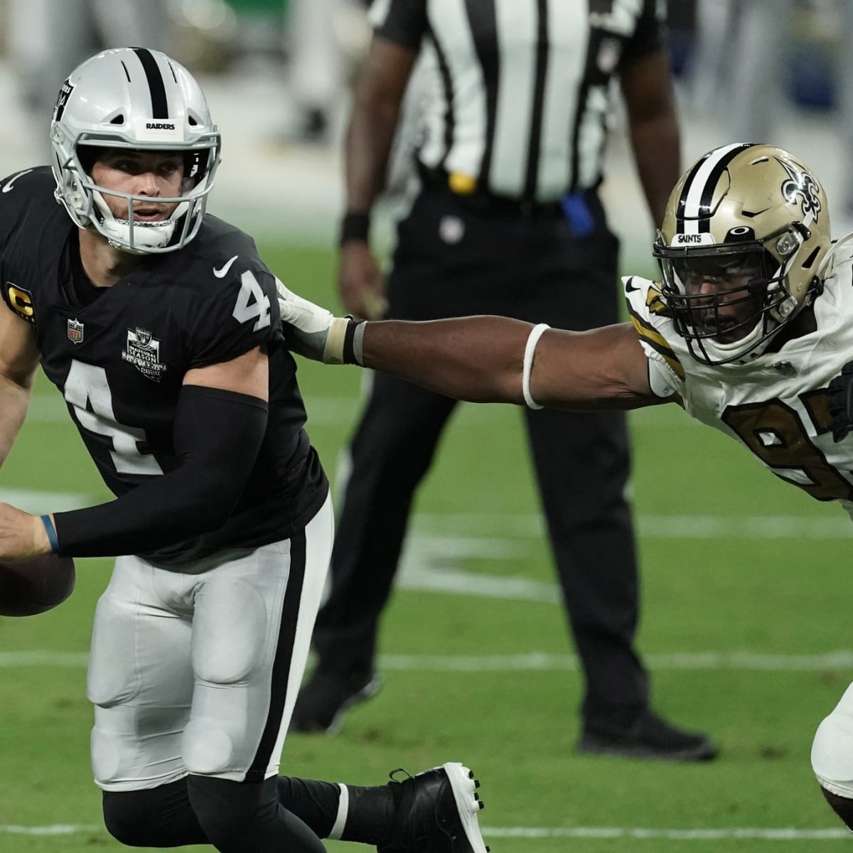 Raiders open Las Vegas stadium with 34-24 win vs Saints