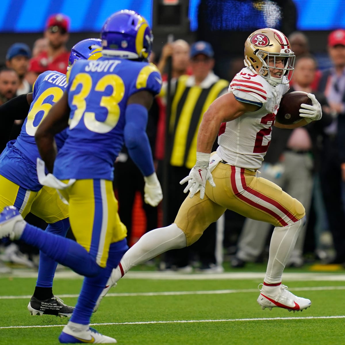 49ers vs. Commanders score: Christian McCaffrey seals it with TD