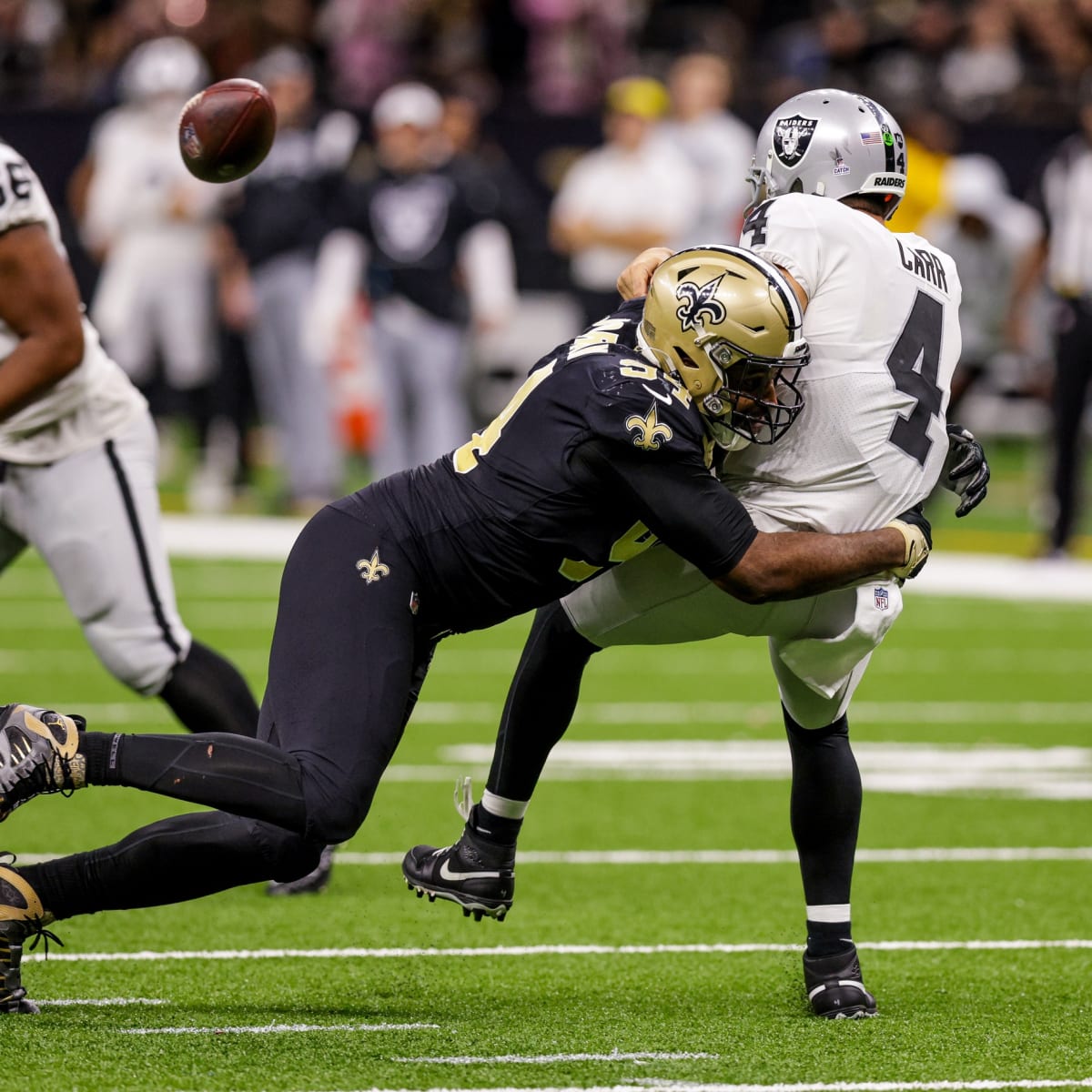 NFL roundup: Alvin Kamara rallies New Orleans Saints for 24-0 rout of Las  Vegas Raiders