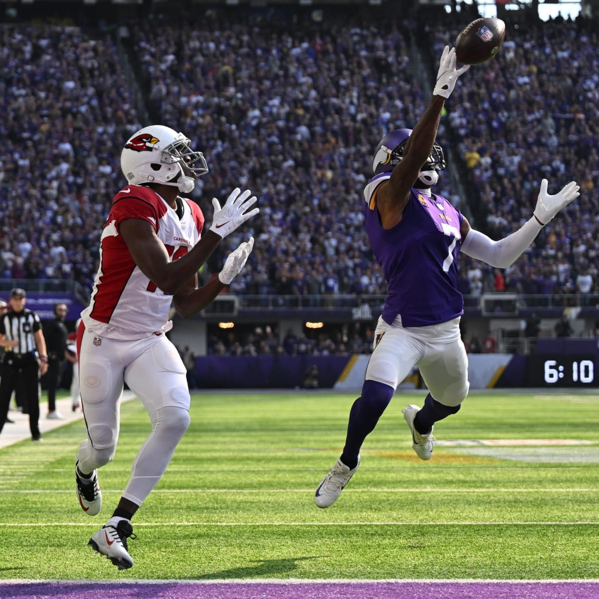 Vikings beat Cardinals 34-26 for fifth straight win