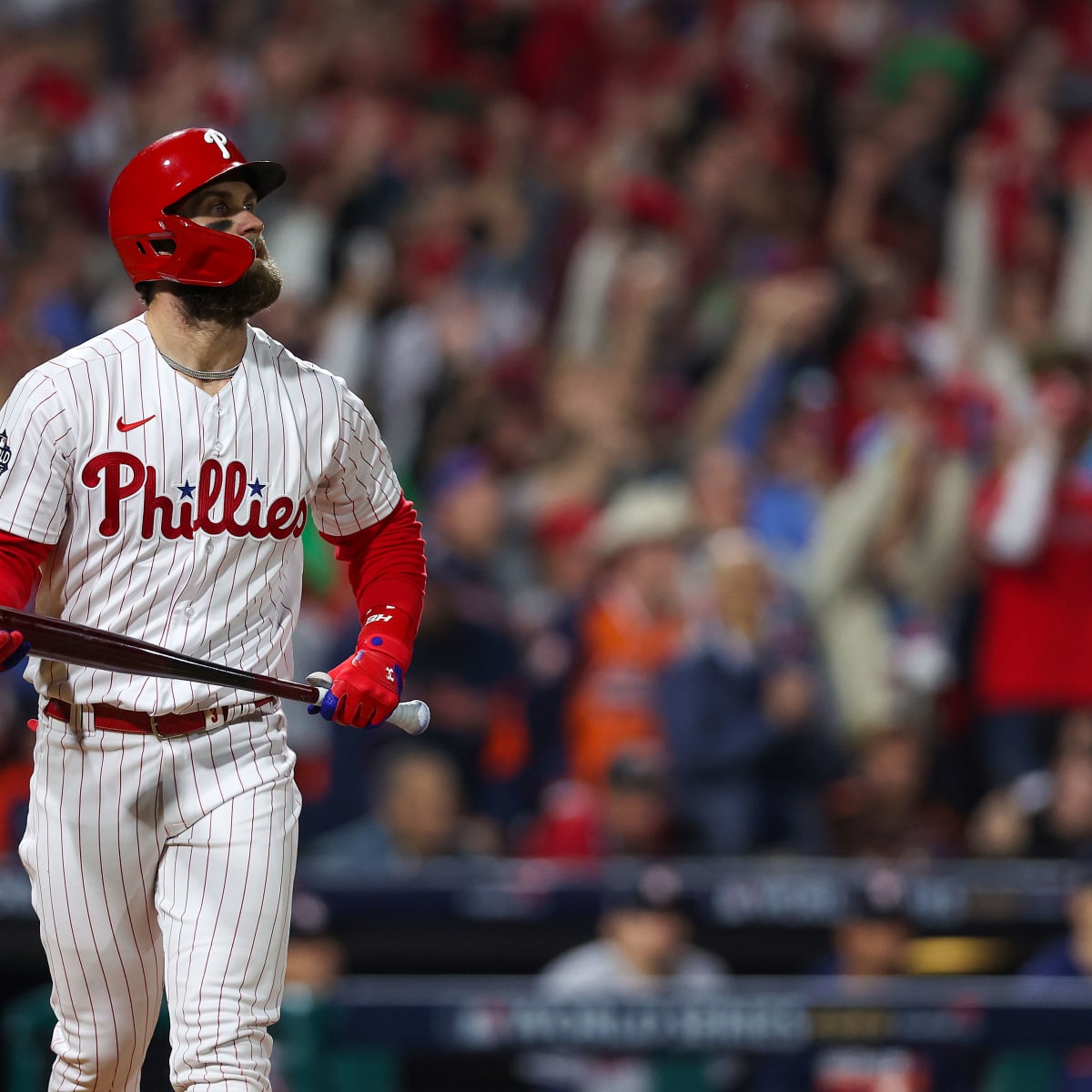 ESPN on X: Bryce Harper with the Phillie Phanatic bat for the MLB Little  League Classic 🔥  / X