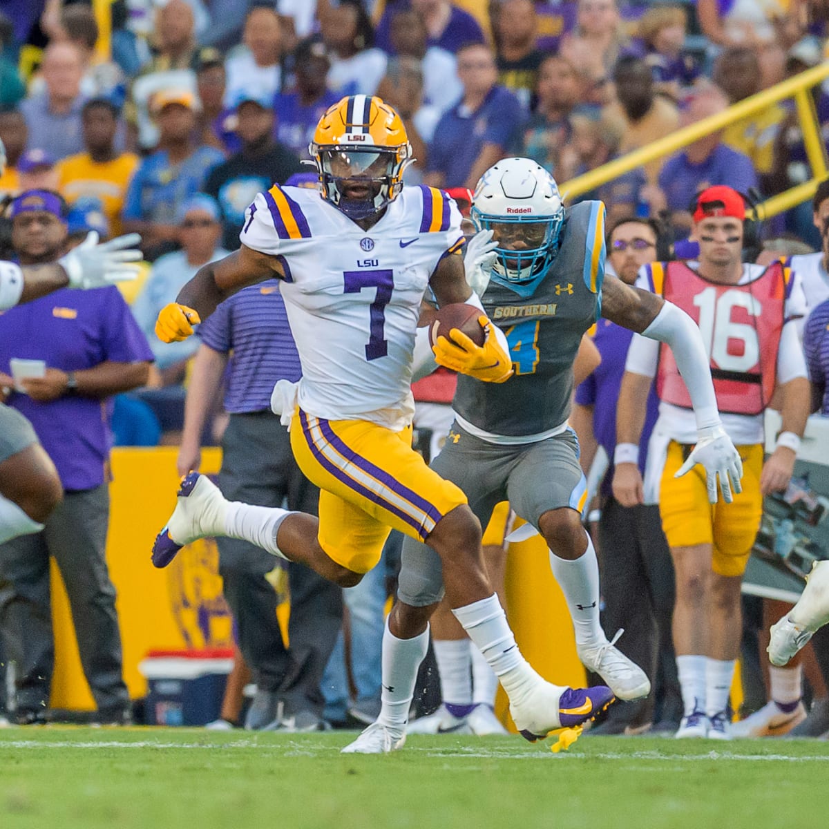 Kayshon Boutte, LSU football wide receiver, struggles at NFL Combine