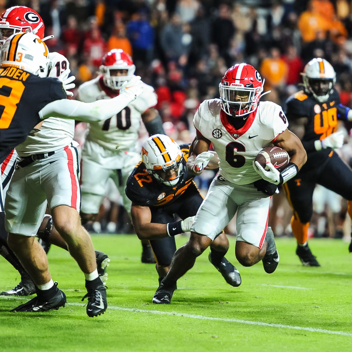 College football odds: How to bet Georgia vs. Tennessee, point spread, more