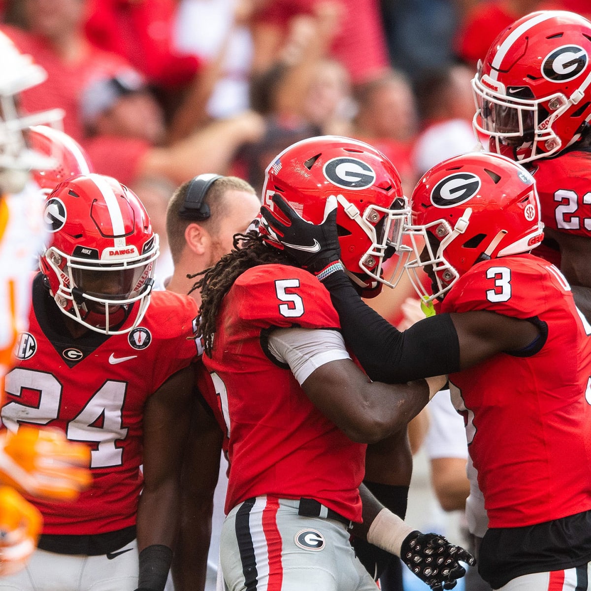 Time, TV set for Georgia-Tennessee football game on November 5