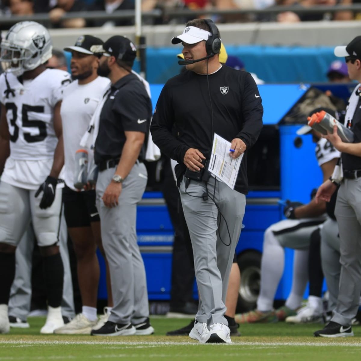 Josh McDaniels gets the ultimate home game in Canton for Raiders debut - Las  Vegas Sun News