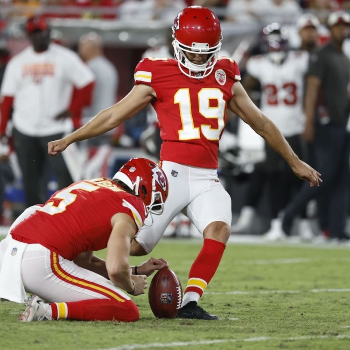 Pittsburgh Steelers place kicker Matthew Wright kicks a field goal