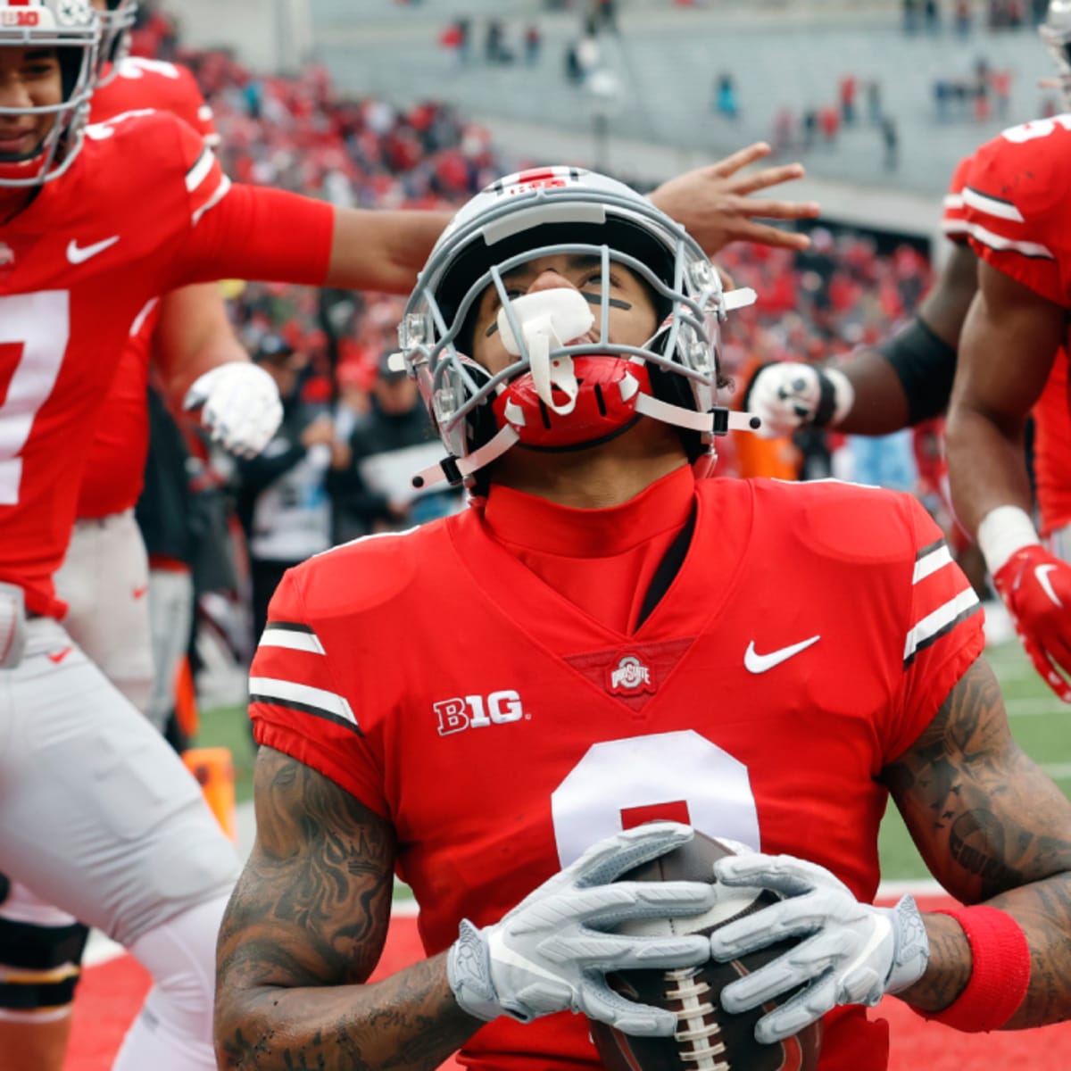 Kamryn Babb finally scores for Ohio State, Ohio State Buckeyes football, A special moment for Kamryn Babb and Ohio State Football 