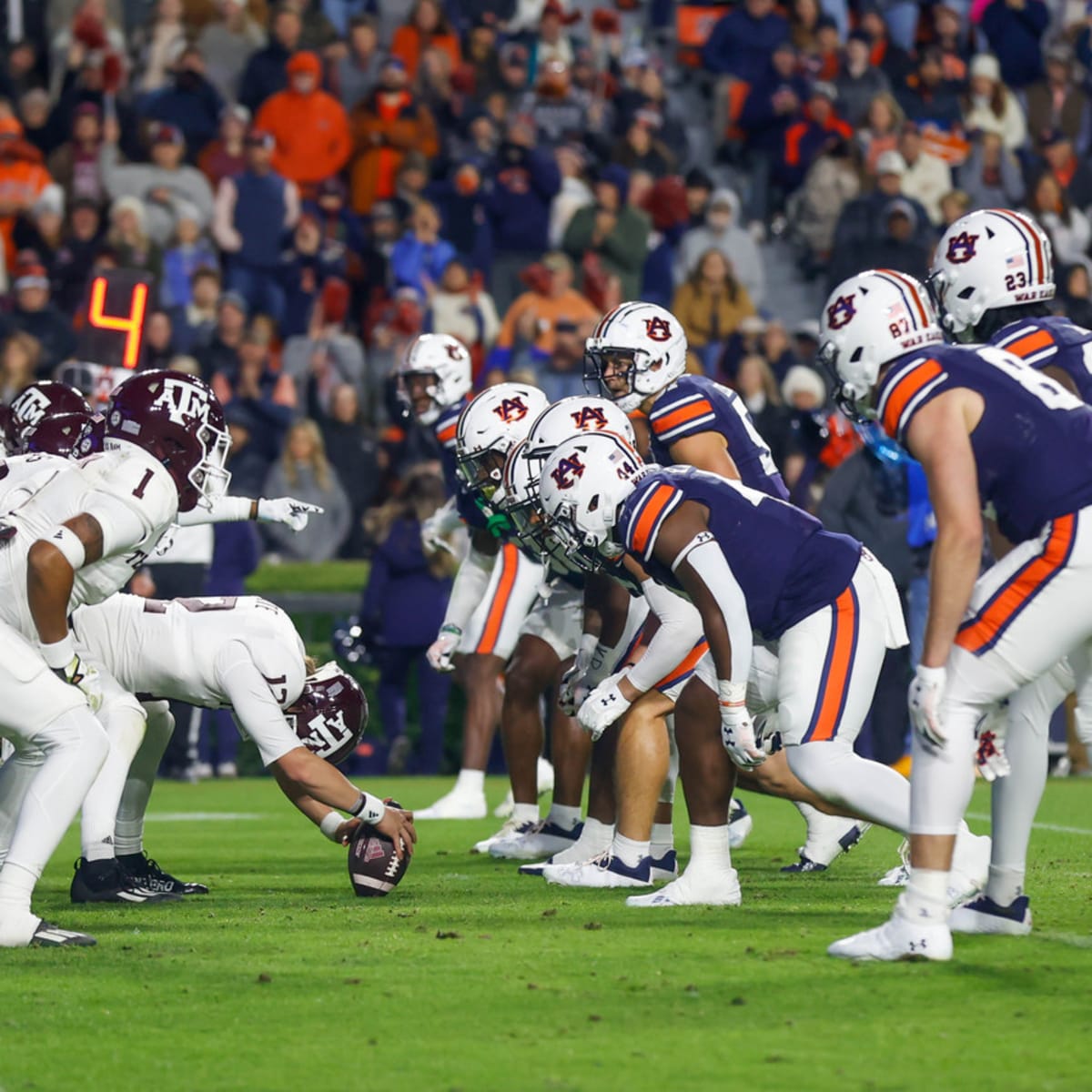 Framed Auburn Football Jersey - Four Corners Gallery