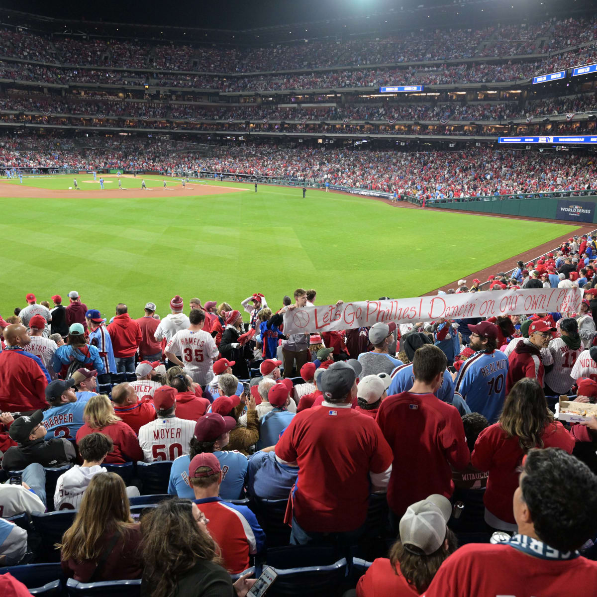 Rhys Hoskins roots for a long Phillies playoff run; maybe he can