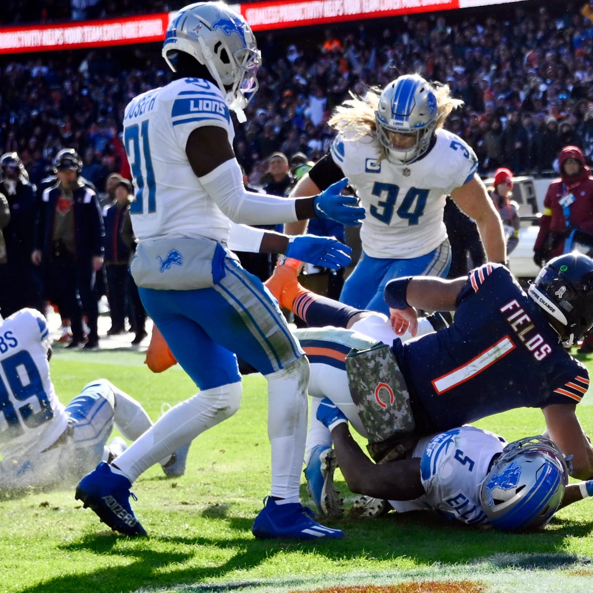 Lions fall to rookie Justin Fields, Chicago Bears 24-14 – The Oakland Press