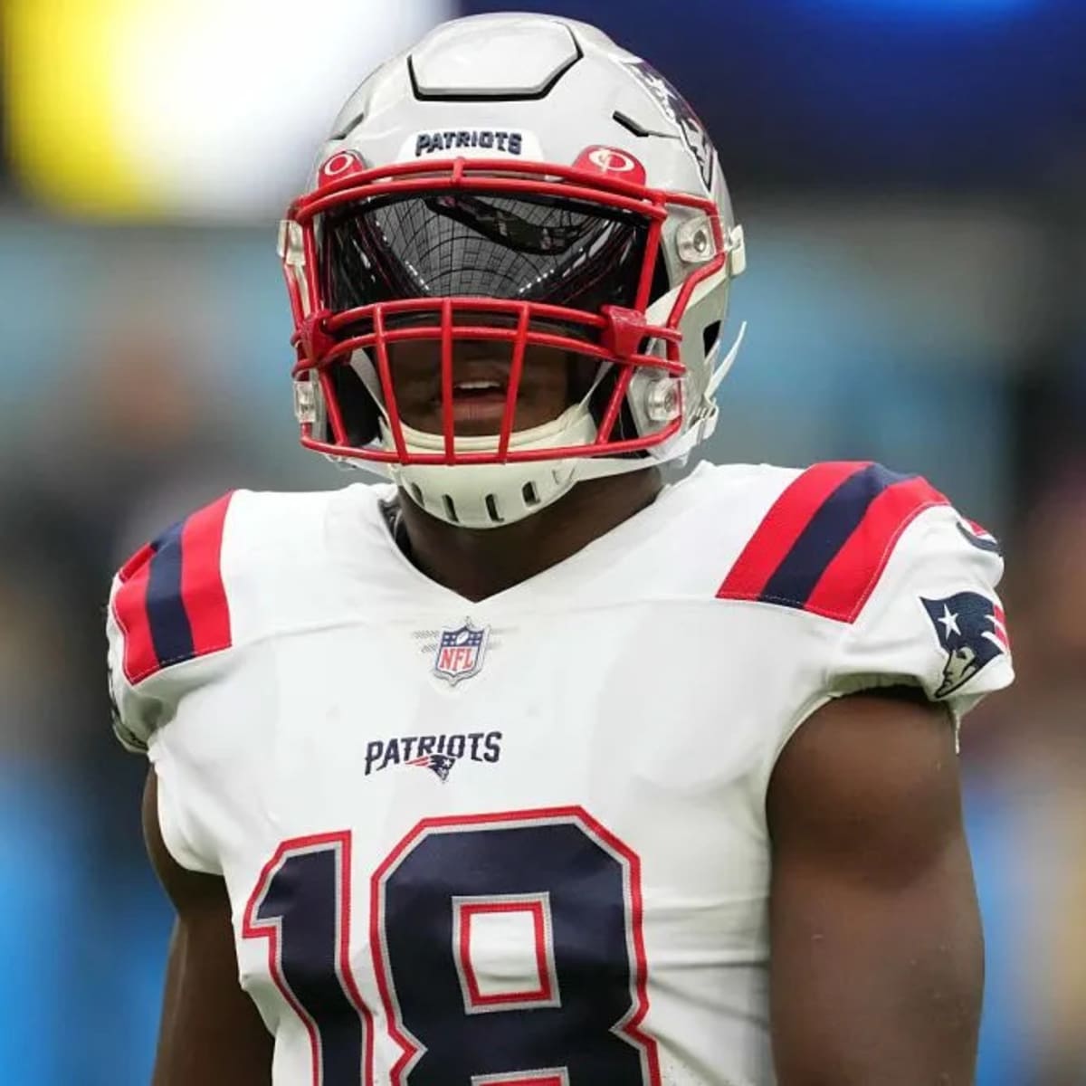 New England Patriots' Matthew Slater after an NFL football game against the  Detroit Lions at Gillette Stadium, Sunday, Oct. 9, 2022 in Foxborough,  Mass. (Winslow Townson/AP Images for Panini Stock Photo - Alamy