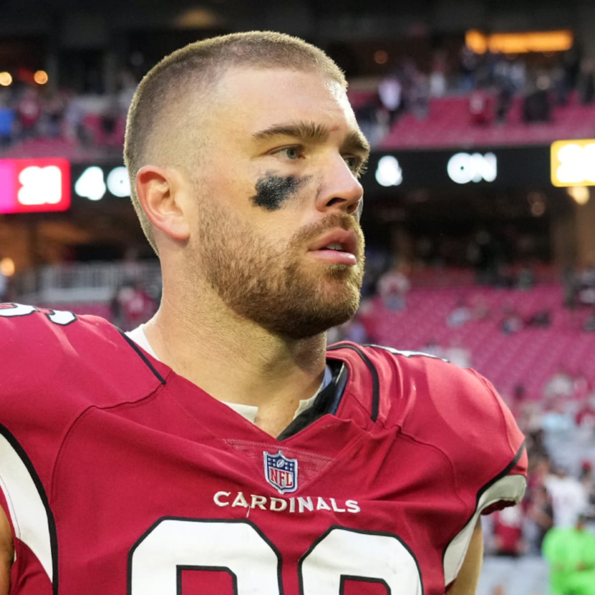 Zach Ertz Arizona Cardinals Unsigned Running Photograph