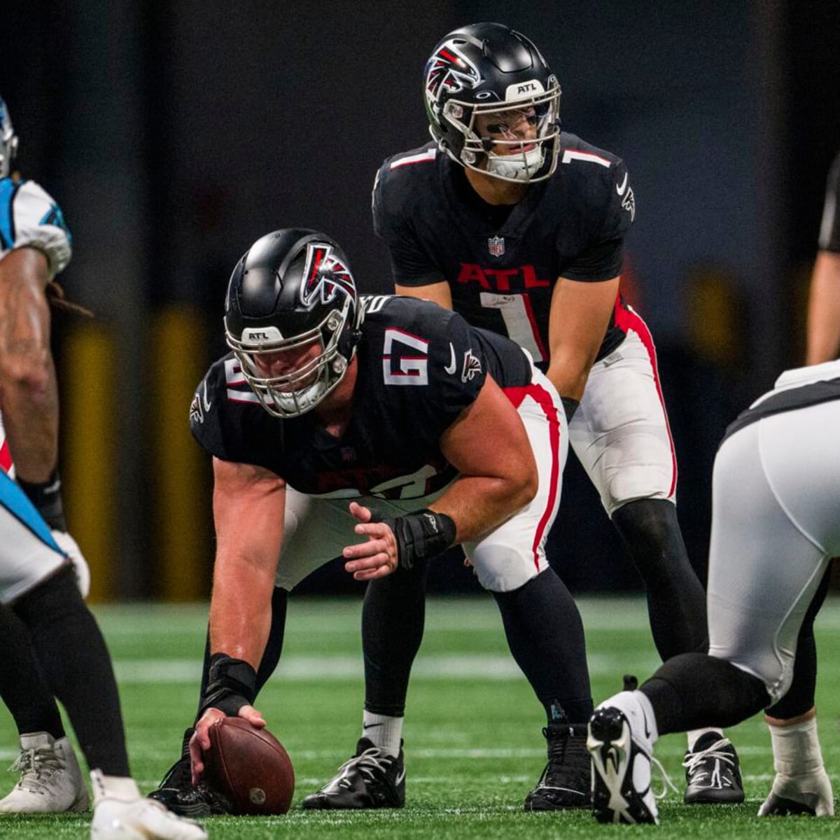 Falcons' Drew Dalman says he is 'all for' Thursday night, London