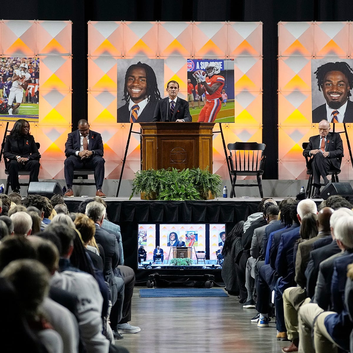 Bronco Mendenhall remembers three slain Virginia football players as  community continues to mourn 