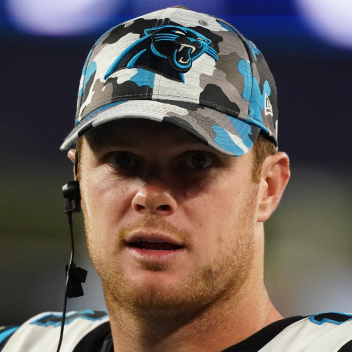 Sam Darnold tried to draw the Panthers' logo, and created a haunted slug 