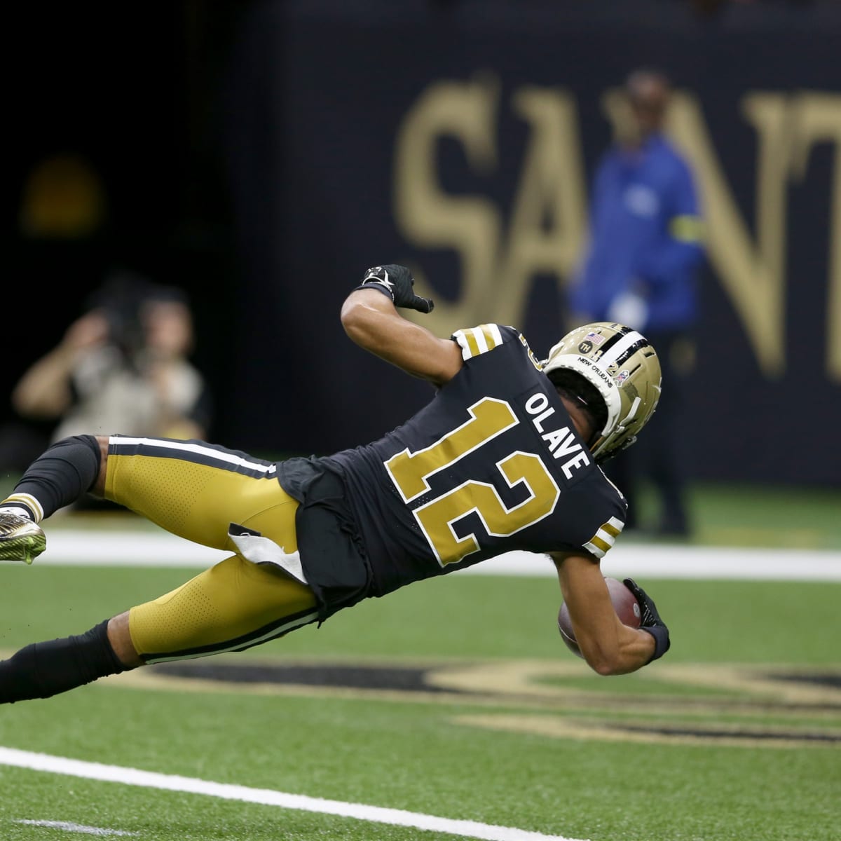 Olave shines through Saints OTA's