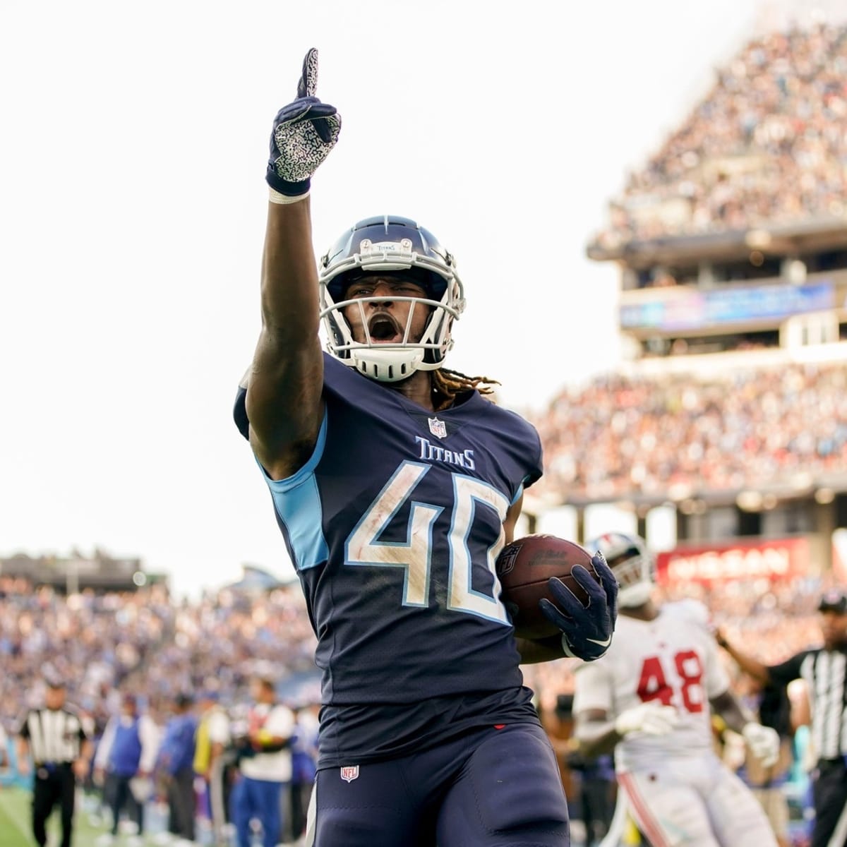 Dontrell Hilliard: Tennessee Titans running back in photos