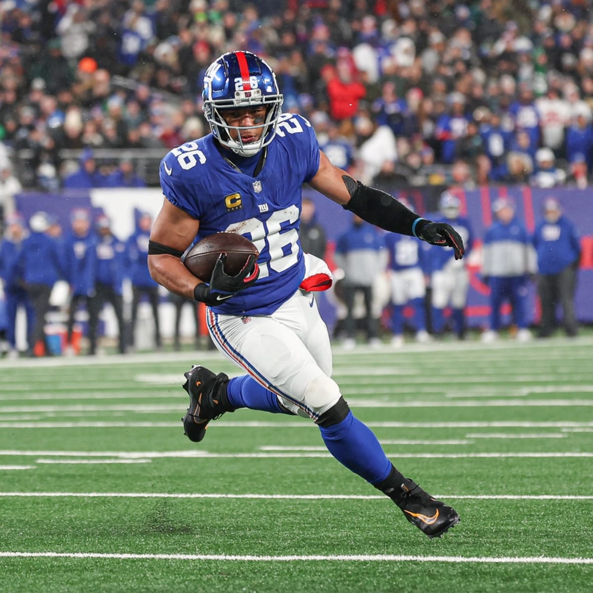 Bleacher Report Names Top Landing Spot for Giants RB Saquon Barkley -  Sports Illustrated New York Giants News, Analysis and More