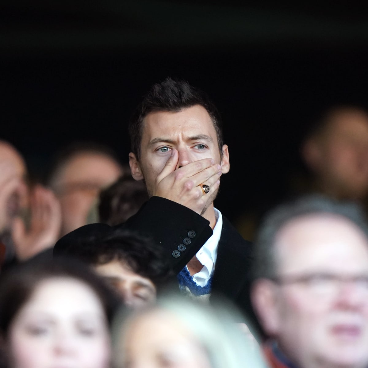 Harry Styles spotted at Luton Town vs. Manchester United game - Futbol on  FanNation