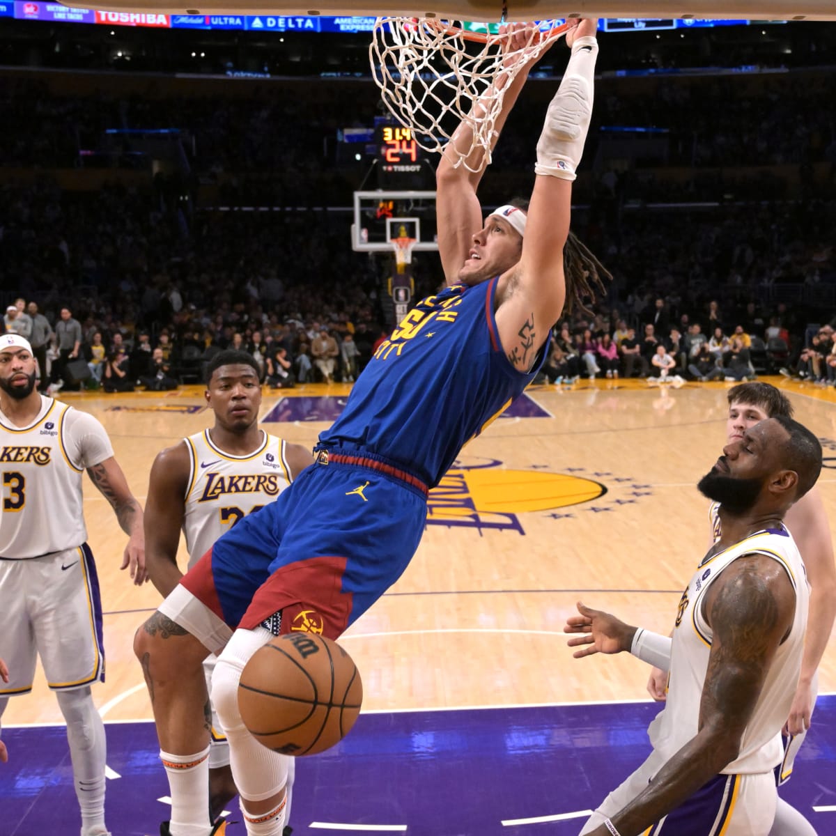 Lakers Highlights: LA Falls To Nuggets For 8th Straight Time, Spoiling LeBron's Record Night - All Lakers | News, Rumors, Videos, Schedule, Roster, Salaries And More