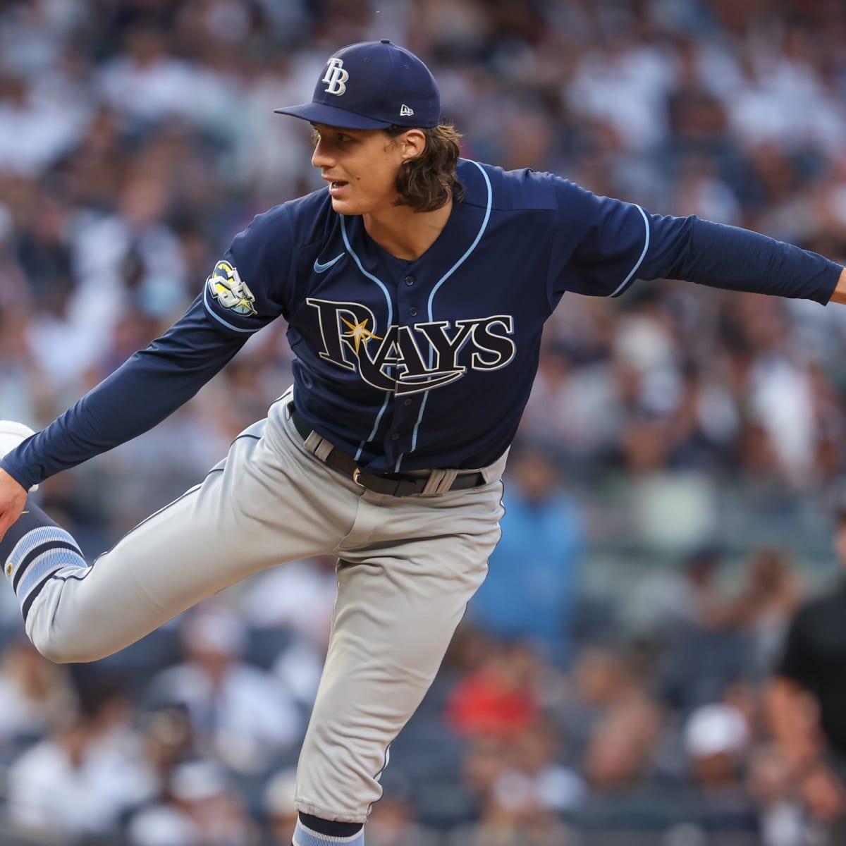 BY GOSH, THAT'S TYLER GLASNOW'S MUSIC. The Tampa Bay Rays have