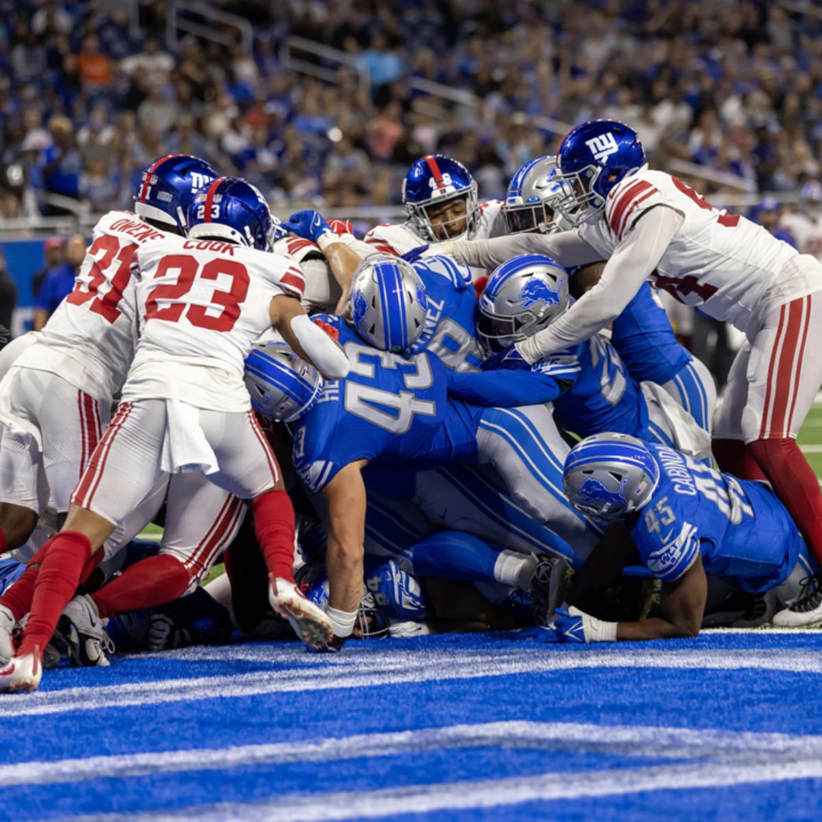 Detroit Lions snap counts against New York Giants - Sports Illustrated  Detroit Lions News, Analysis and More