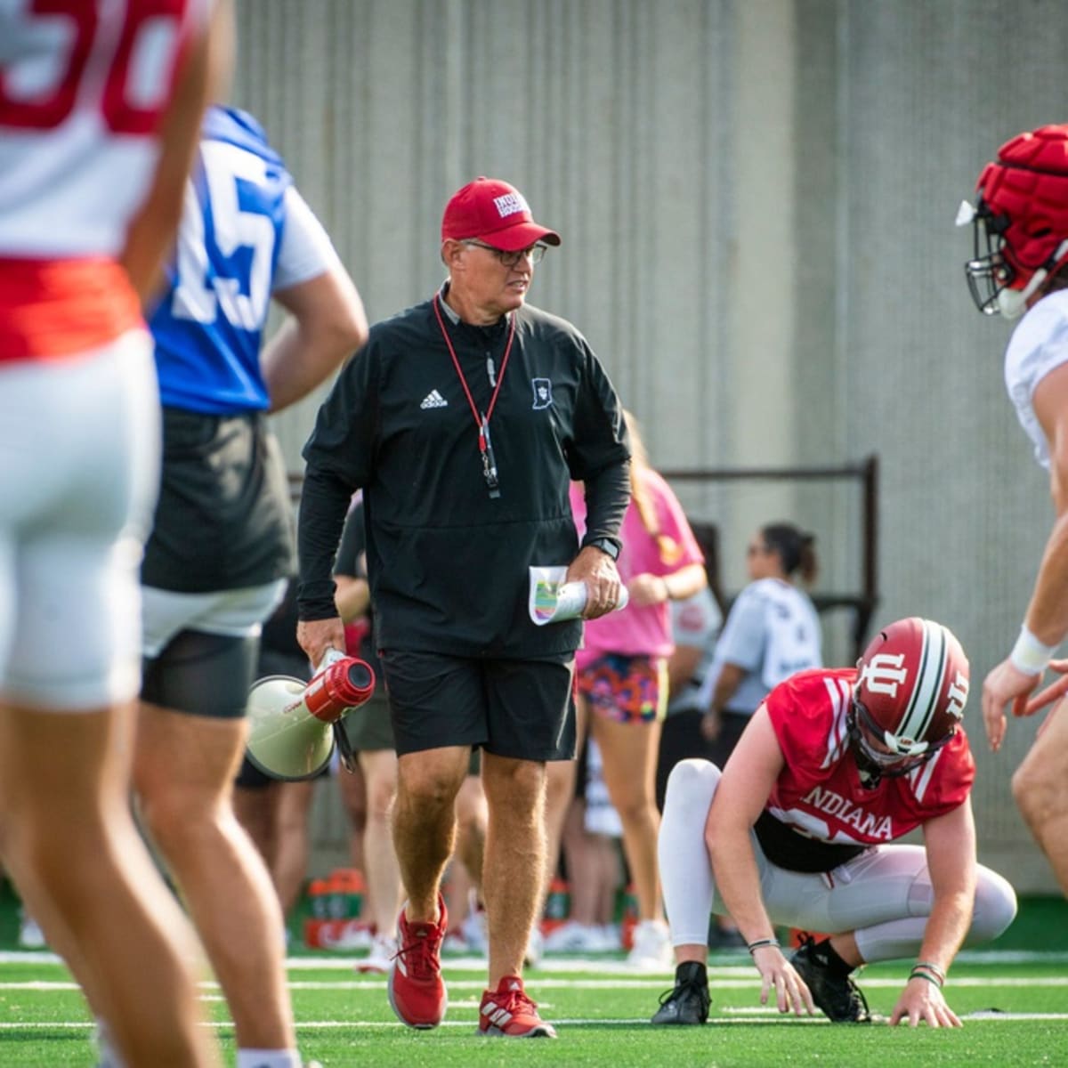 Indiana Football Practices at Lucas Oil Stadium, Nearing Quarterback  Decision - Sports Illustrated Indiana Hoosiers News, Analysis and More