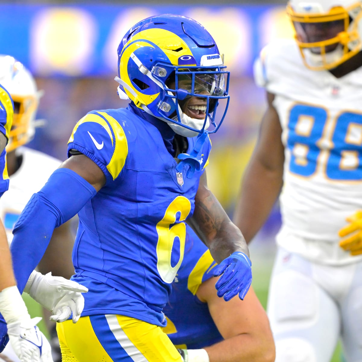 LA Rams uniforms could be filled with rookies today