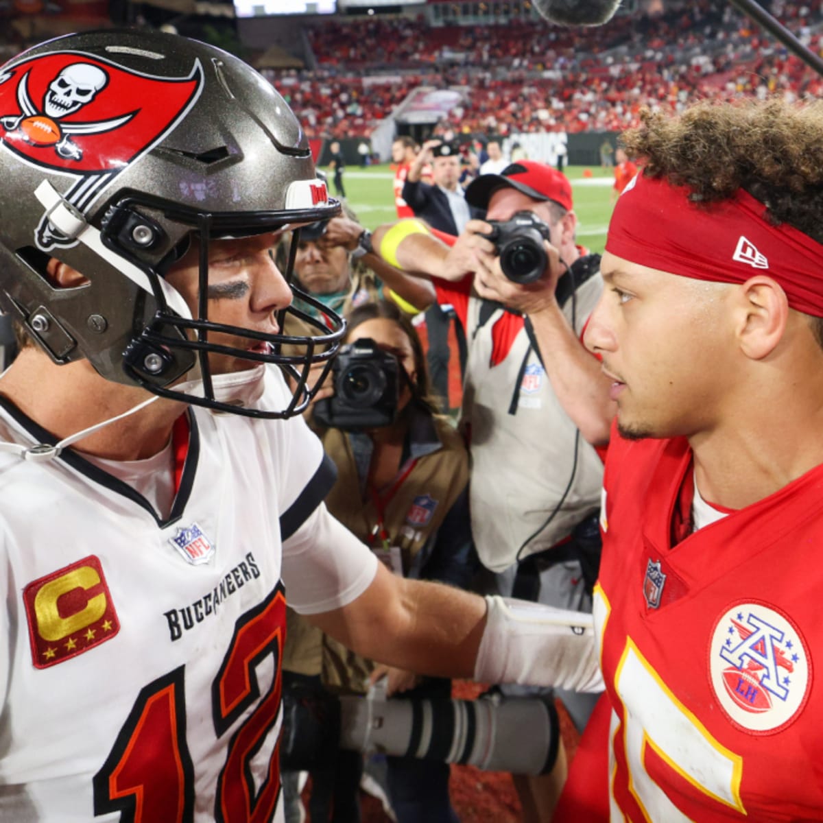 Patrick Mahomes Speaks About Chasing Tom Brady's Super Bowl Number - Tampa  Bay Buccaneers, BucsGameday