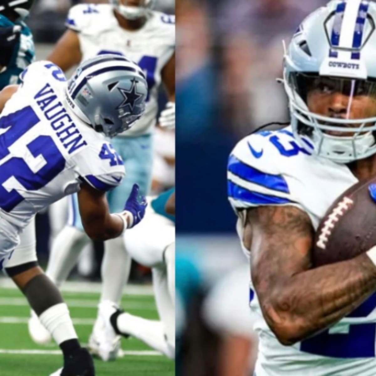 Dallas Cowboys running back Rico Dowdle (23) is seen after an NFL football  game against the Washington Commanders, Sunday, Oct. 2, 2022, in Arlington,  Texas. Dallas won 25-10. (AP Photo/Brandon Wade Stock Photo - Alamy