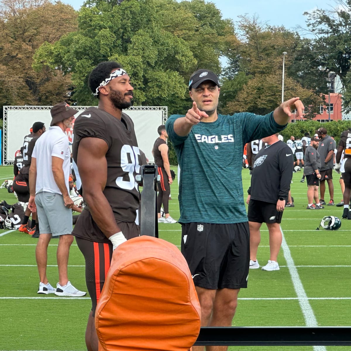 The first day of Eagles joint practices  Browns Training Camp Insider 