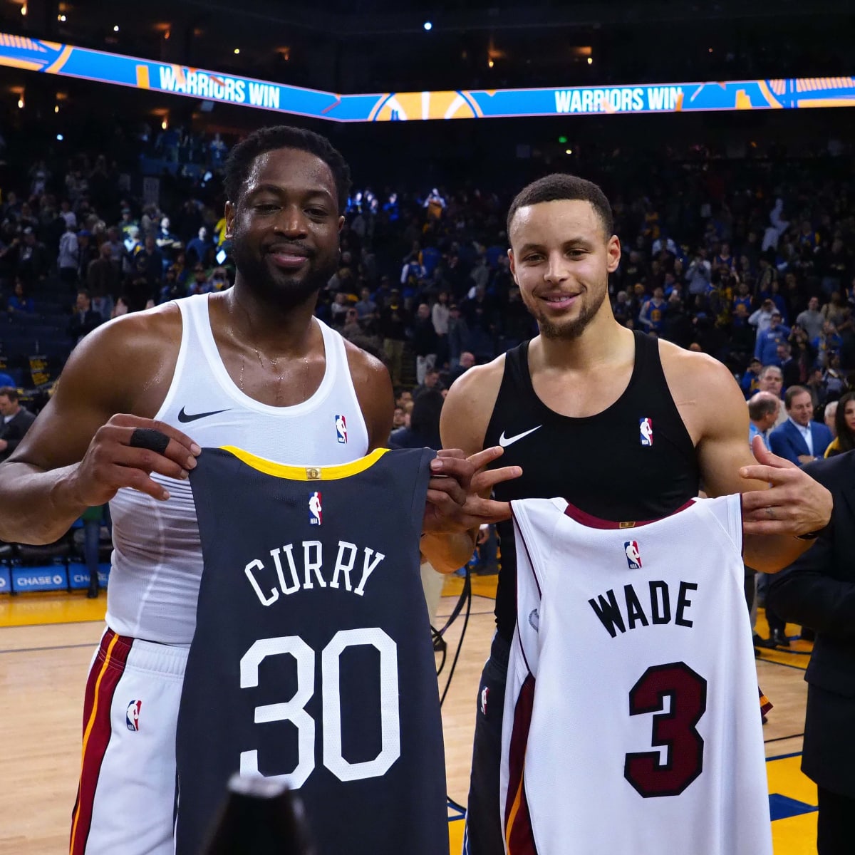 Dwyane Wade's jersey swap collection is already hilariously out of