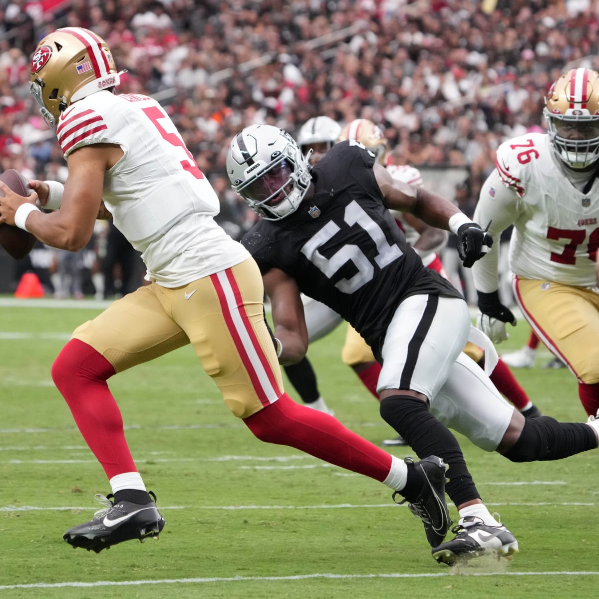 San Francisco 49ers 7 vs 34 Las Vegas Raiders summary, stats and