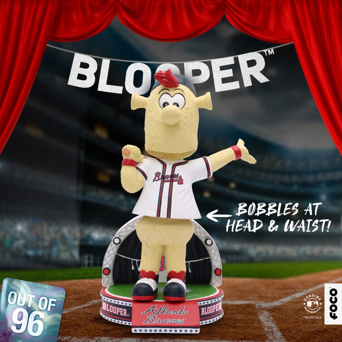 Atlanta Braves: Bobblehead, Blooper (2021 World Series) – POPnBeards