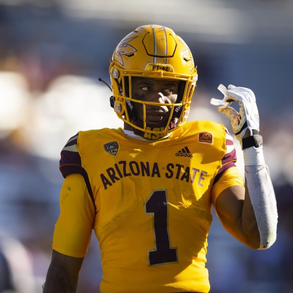 PHOTOS: Arizona State's new helmets are on fire 