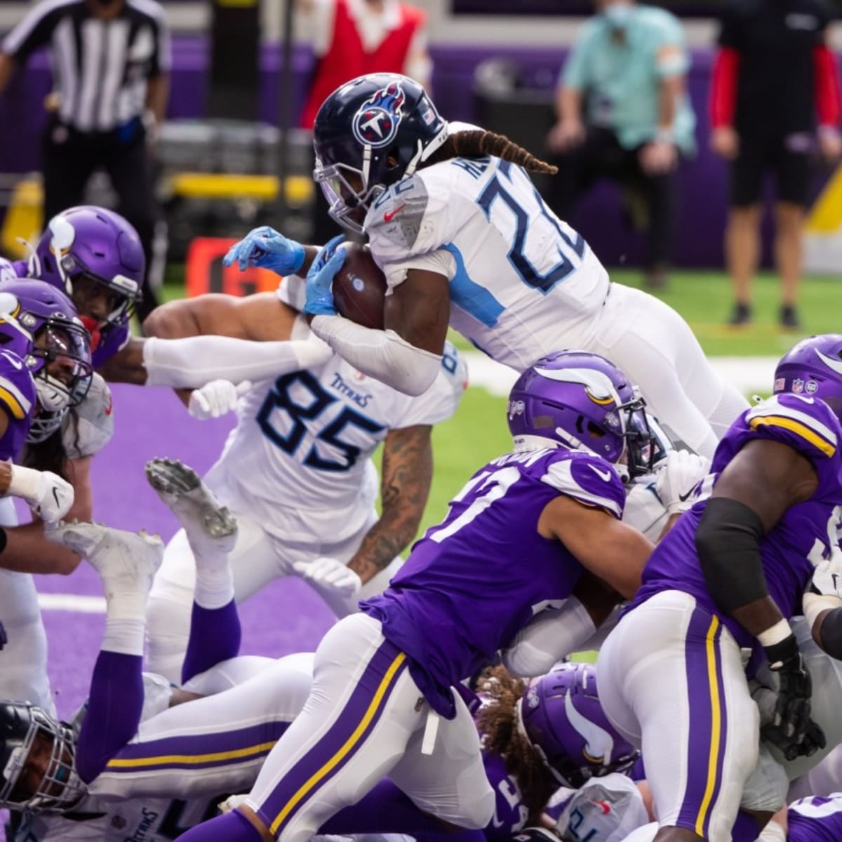 Tennessee Titans joint practice with Minnesota Vikings in NFL preseason