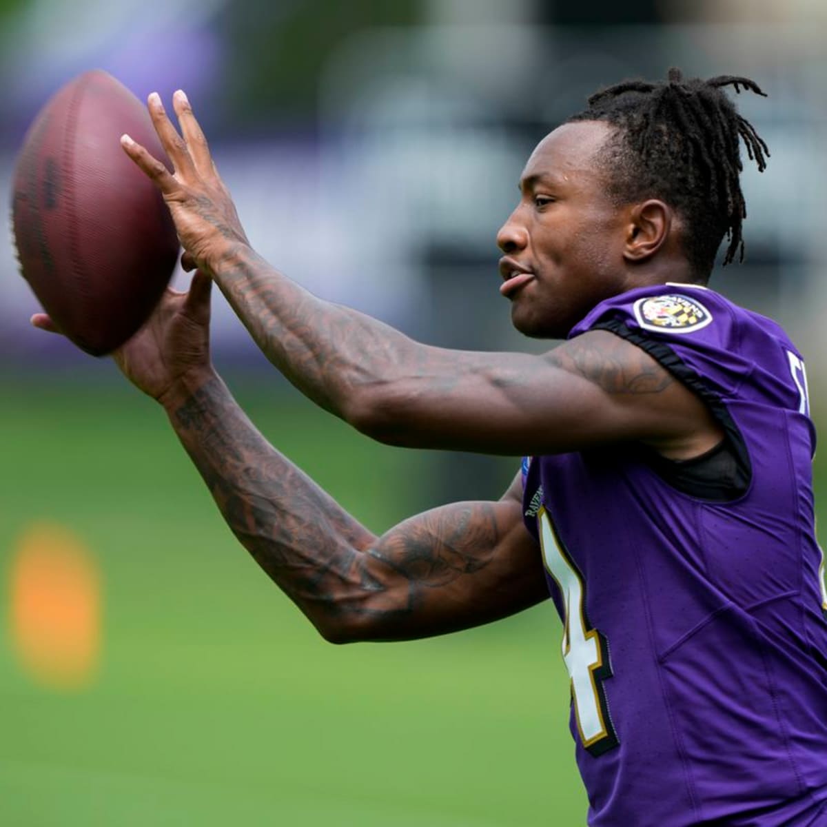 Ravens rookie Zay Flowers had the perfect reaction to his first career TD  catch