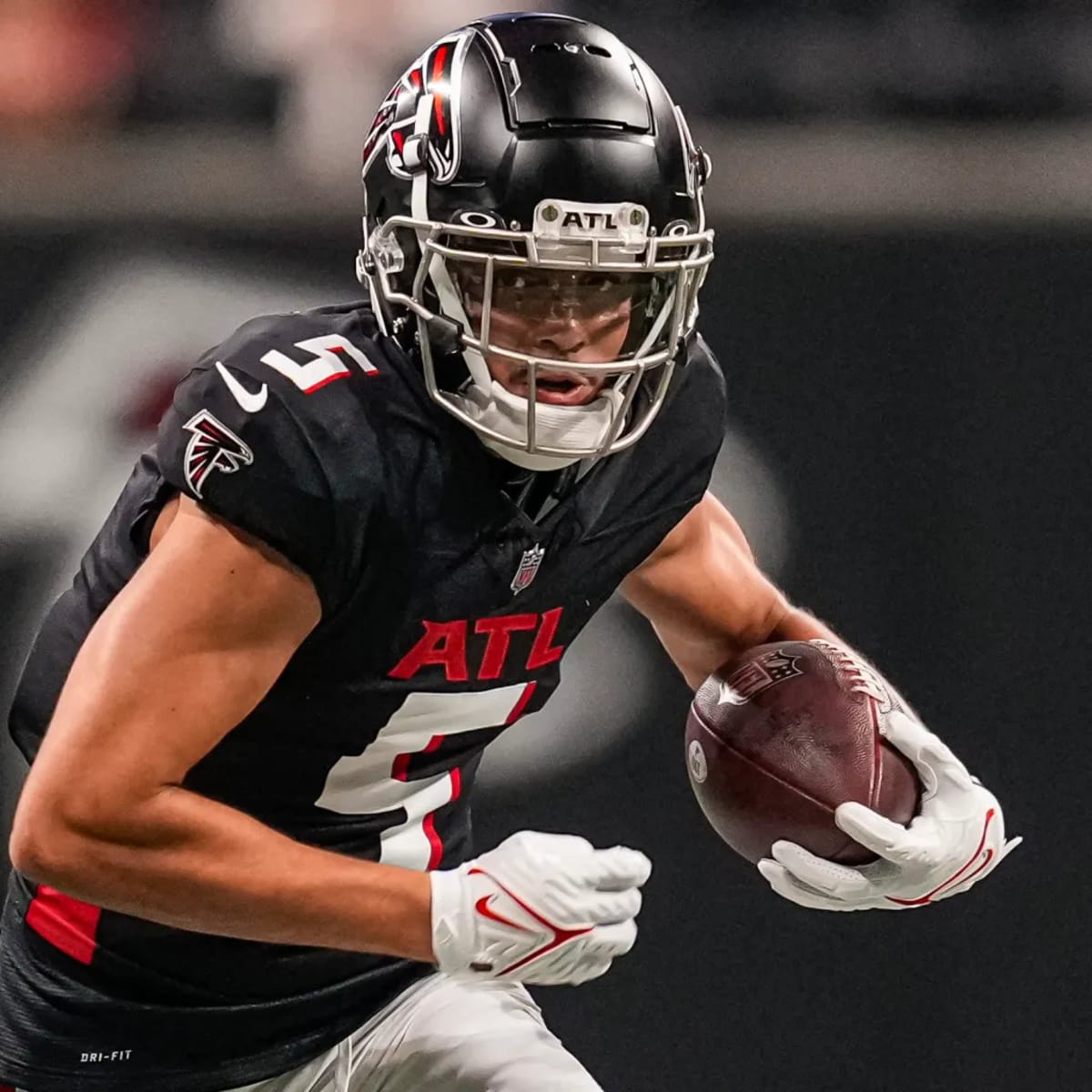 WATCH: Falcons' Drake London Scores 1st TD of Season vs. Packers