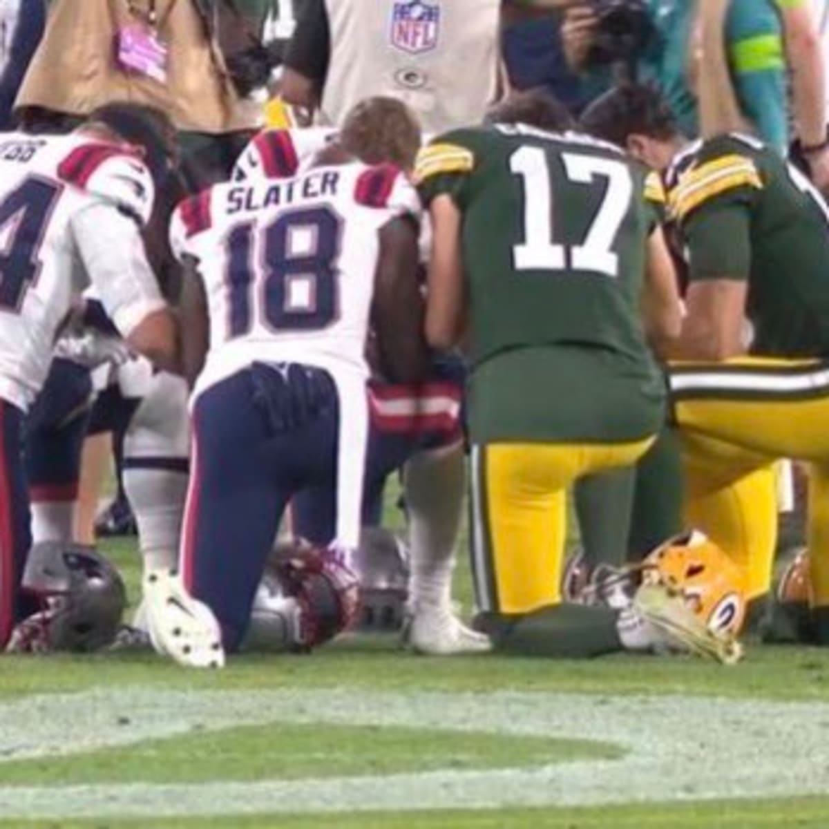 New England Patriots at Green Bay Packers Game Ends Early After