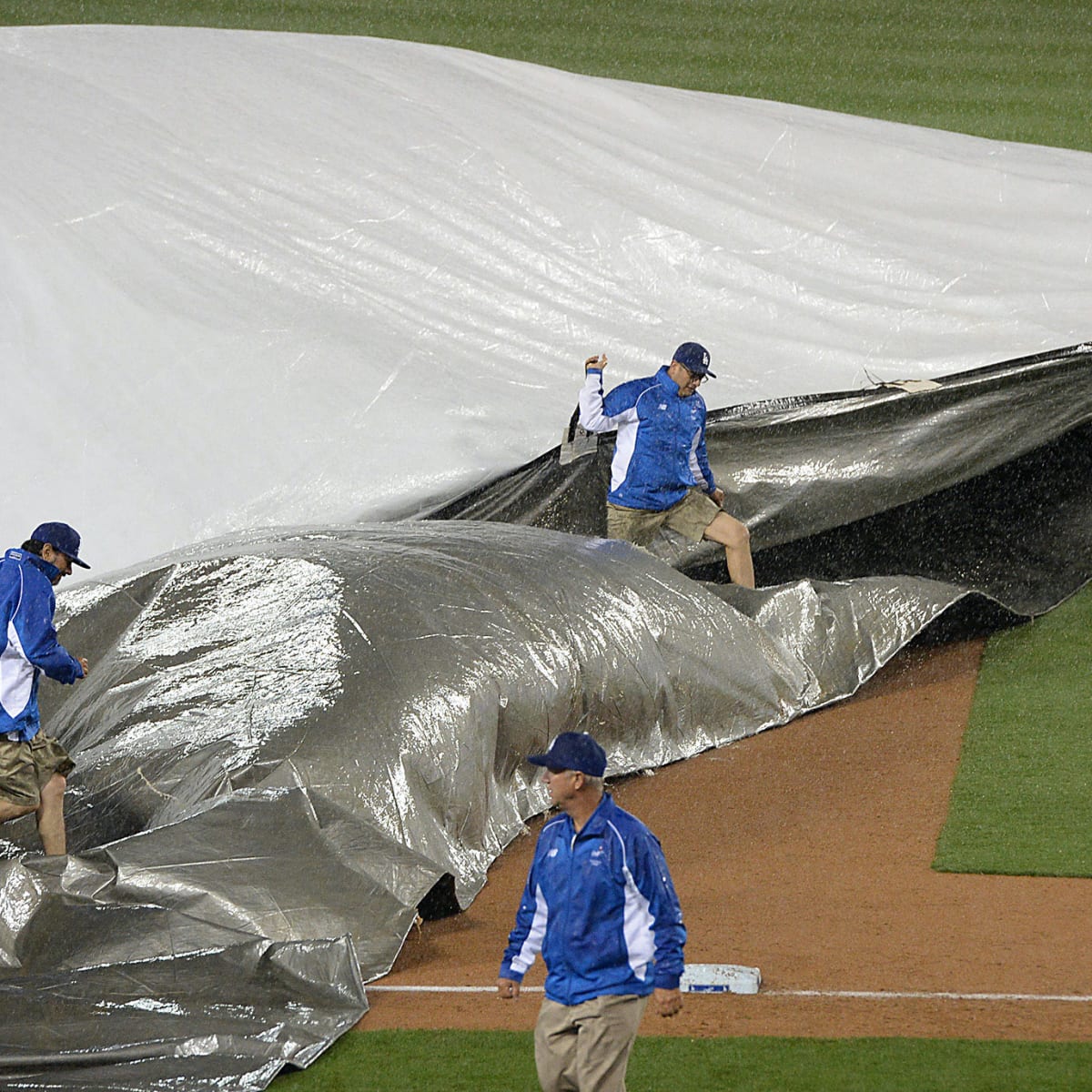 Photos of a Flooded Dodger Stadium Go Viral in Wake of Hurricane