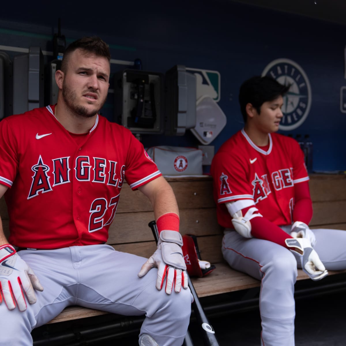 تويتر \ gabe على تويتر: Mike Trout, Shohei Ohtani and Anthony Rendon on  the Angels