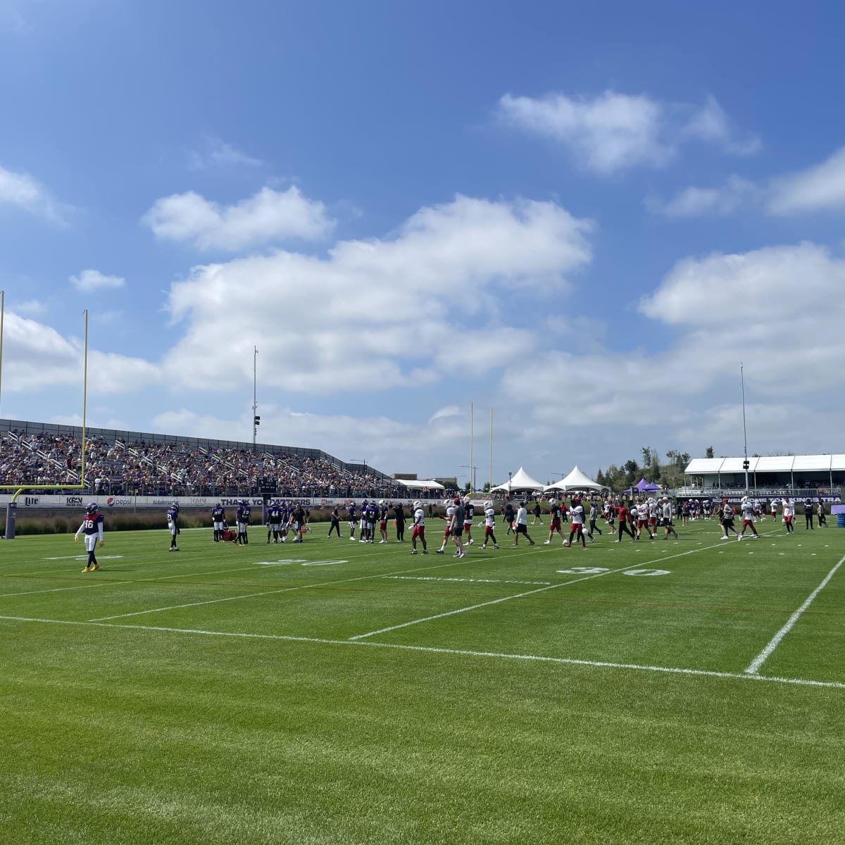 Offenses struggle during Titans-Cardinals joint workout