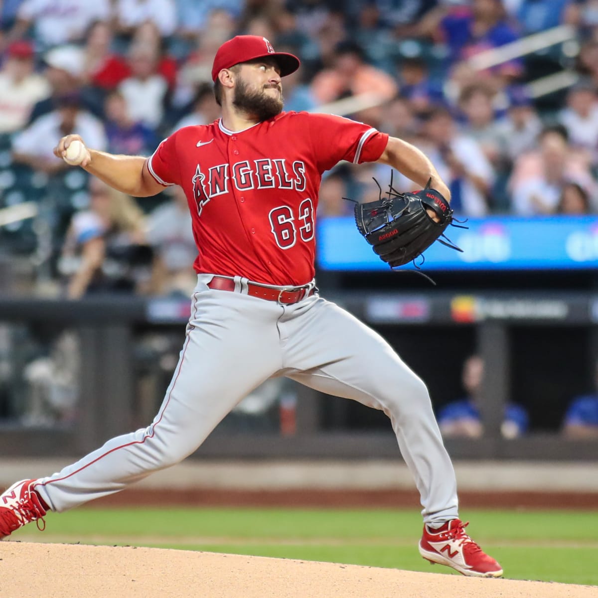 Angels starter Chase Silseth taken to hospital after getting hit by throw