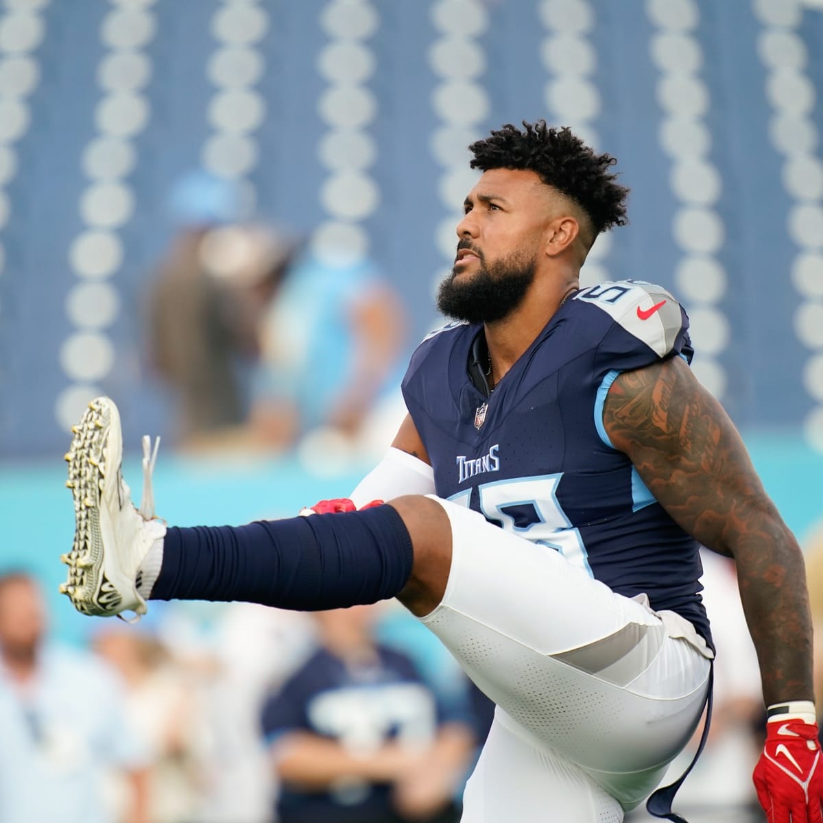 Titans Coach Mike Vrabel Analyzes Harold Landry's First Appearance After  ACL Tear - Sports Illustrated Tennessee Titans News, Analysis and More